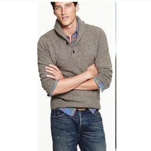 J. Crew Shawl Collar Sweater